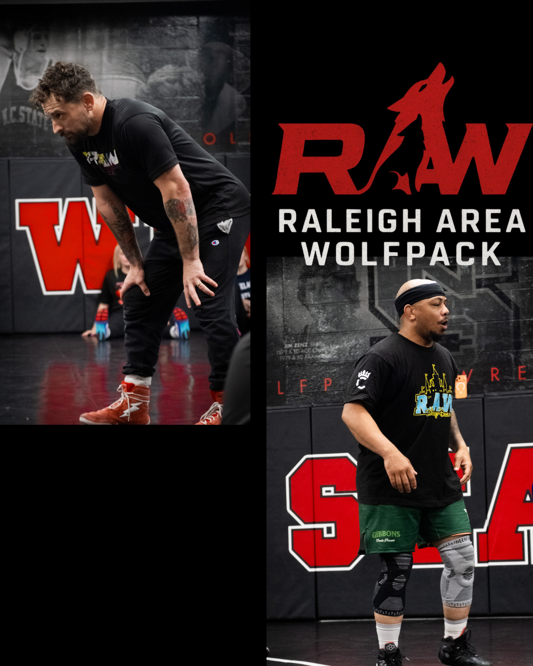 RAW Raleigh Area Wrestling coach and athlete training photography