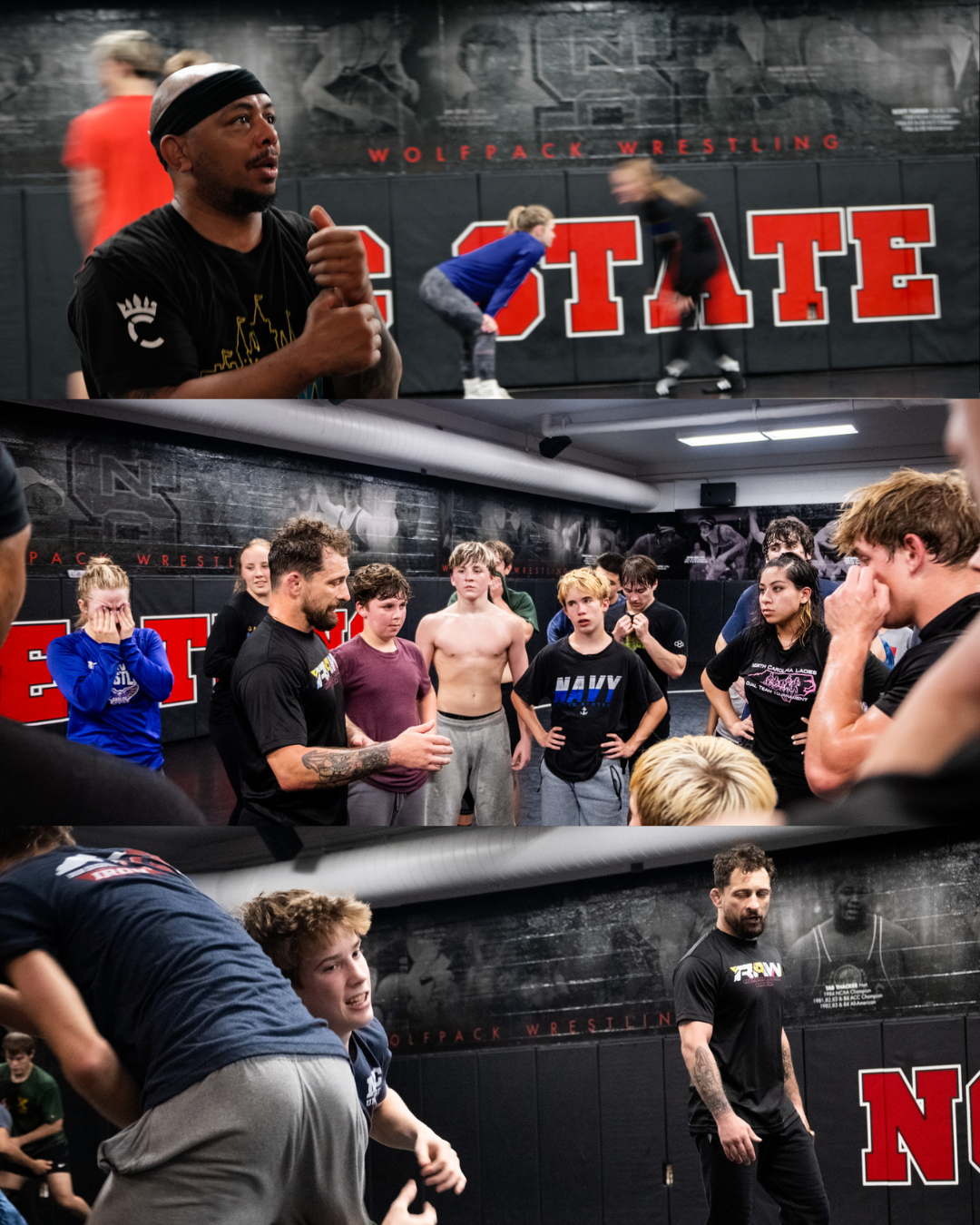 RAW Raleigh Area Wrestling training camp photography NC State